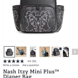 Itzy Ritzy Nash Mini Plus Diaper Bag